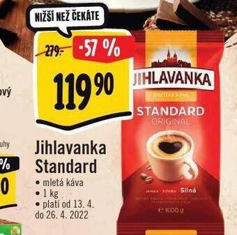 Albert Jihlavanka standard mletá káva nabídka