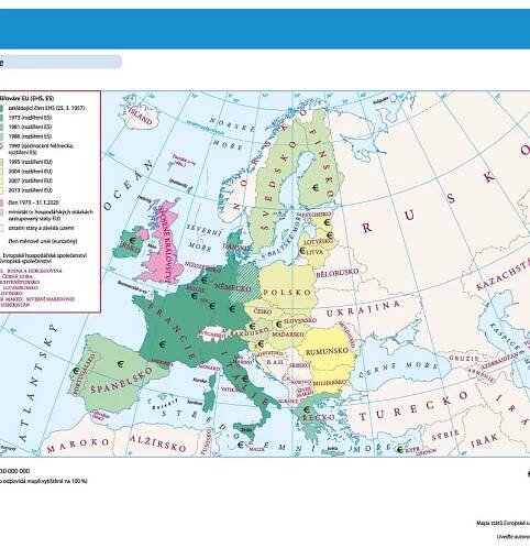 Evropská unie v roce 2020 | ŠkolníMapy