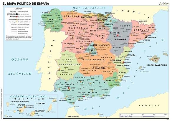 Mapa de Comunidades Autónomas y sus apps de empleo