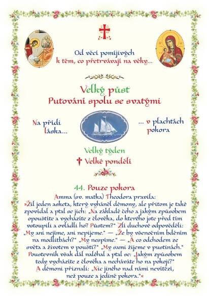 Velký půst: Putování spolu se svatými 44 - Orthodoxia Christiana