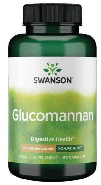 Swanson Glucomannan 665 mg 90 kapslí