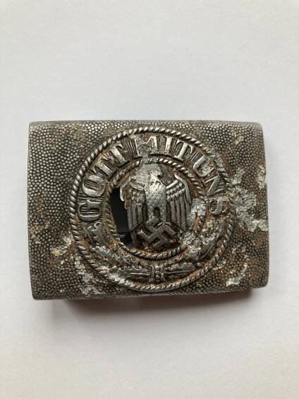 Wehrmacht belt buckle from Novgorod - Narwa1944