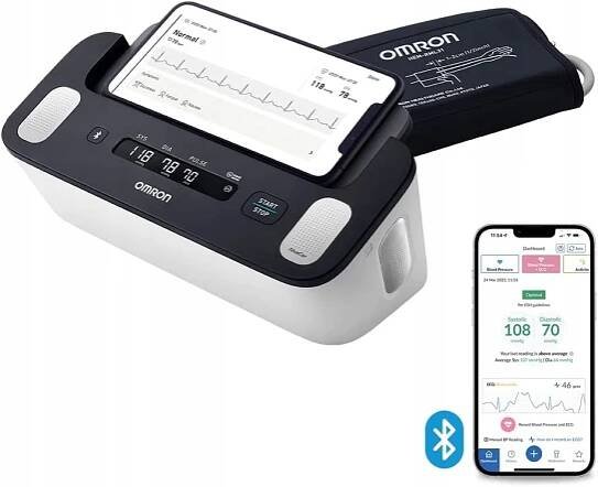 Ramenný tlakomer s EKG OMRON COMPLETE HEM-7530T BT AFIB + DARČEK