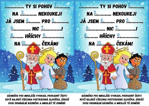 Mikulášská hra v parku Ledro - Oficiální stránky Multifunkční centrum Kultura a sport Doksy