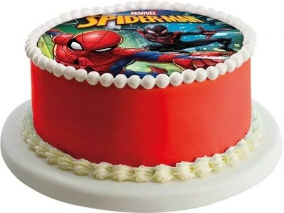 Fondánový list na dort Spiderman 20 cm