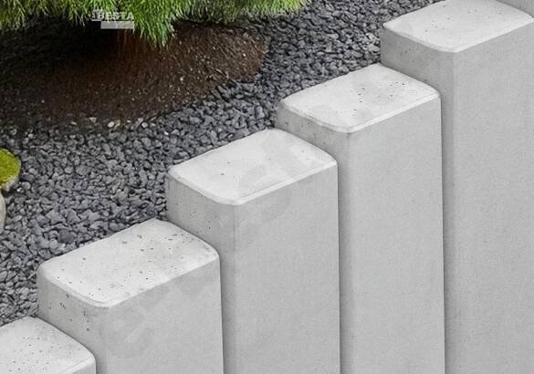 Ferobet - Palisáda KANT 40 - 18x12x40cm - přírodní