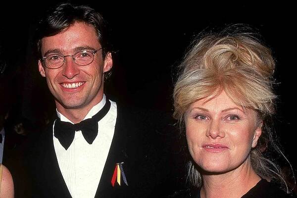  Francis O'Connor, Hugh Jackman and Deborra-Lee Furness attend the Australian Film Industry Awards November 11, 1997