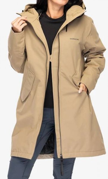 Dámský kabát Didriksons Fia Parka - wood