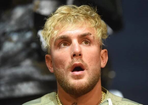 Jake Paul at Tyron Woodley Los Angeles Press conference
