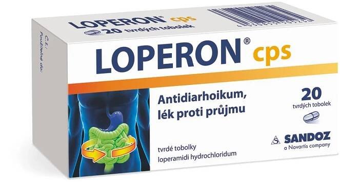 Loperon 2 mg 20 tob. od 100 Kč