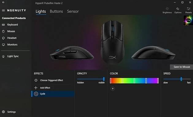 HyperX Pulsefire Haste 2 herná myš, biela | Datacomp.sk