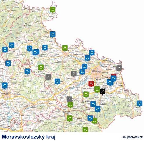 Po koupání v přehradě má 50 lidí vyrážku! MAPY KVALITY VODY