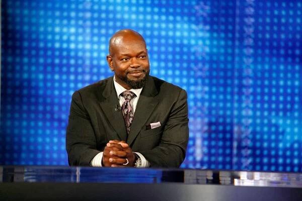 Emmitt Smith visits FOX Studios