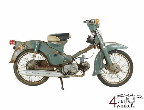 Honda C50 OT, green, 2989km