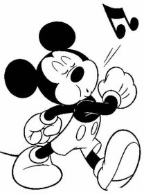 mickey mouse coloring page 39