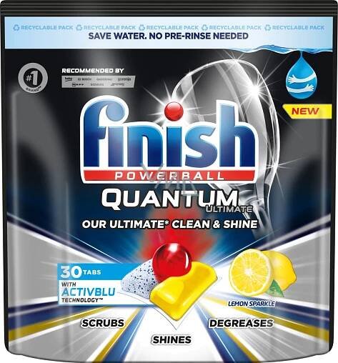Finish Quantum Tablety do myčky Lemon 30 ks