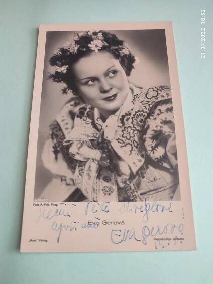 Eva Gérová česká herečka a zpěvačka