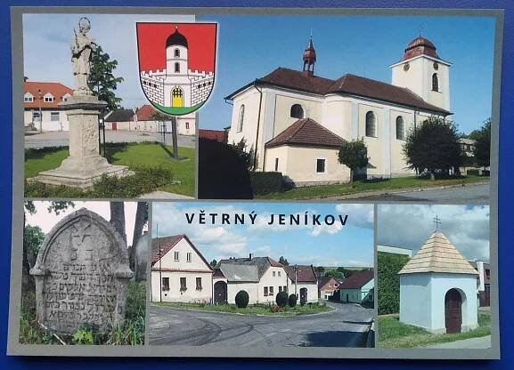 Větrný Jeníkov, Jihlava - Pohlednice místopis