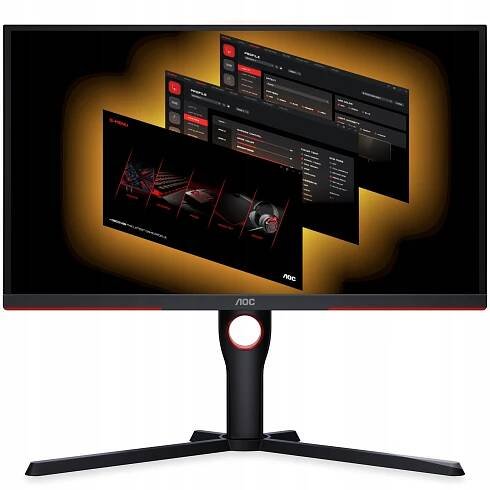 Herní monitor 24 PALCŮ AOC Gaming 240 Hz 0.5 ms Full HD VA LED DP HDMI Typ matrice VA