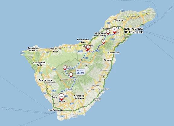 Tenerife 12.-19.1. 2023 přechod GR131 – … naše dovolené a výlety do hor