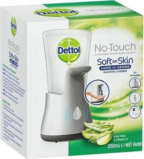 Dettol bezdotykový dávkovač mýdla 250 ml Aloe Vera