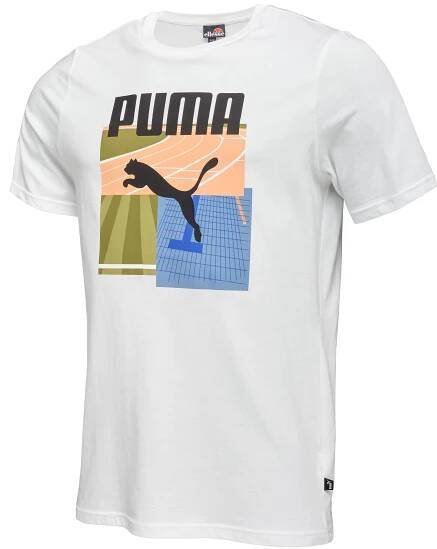 Puma GRAPHIC SUMMER SPORTS TEE