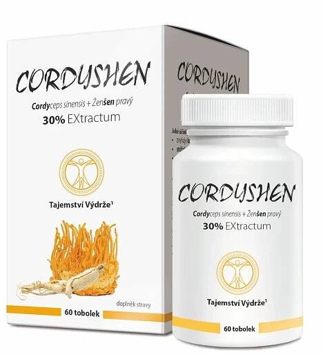 CORDYSHEN cordyceps + ženšen 60 tobolek 