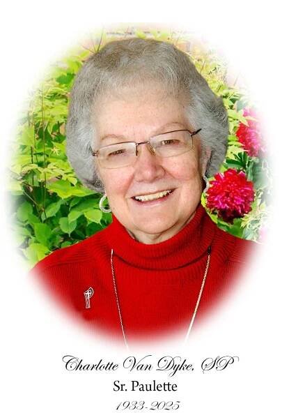 Sr. Charlotte Van Dyke, SP, Rest in Peace
