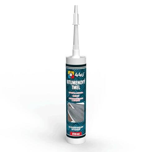 STAVEBNÍ CHEMIE | 44u Bitumenový tmel 310 ml | 44u s.r.o. český výrobce stavební chemie