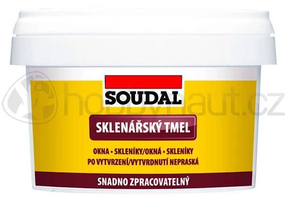 Soudal sklenářský tmel 500g