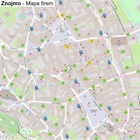 Znojmo - mapy | Kurzy.cz
