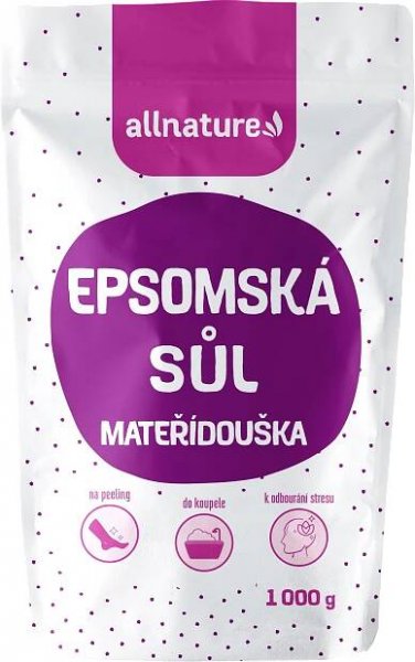 Allnature Epsomská sůl Mateřídouška 1000 g