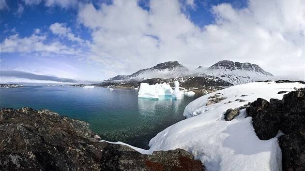Ledové kry po 100 km pouti v Qeqertarsuaq