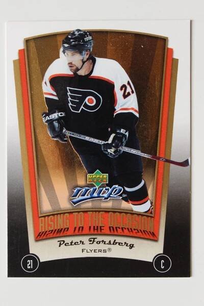 Peter Forsberg MVP Rising To The Occasion