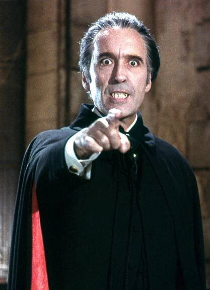 Christopher Lee as Dracula