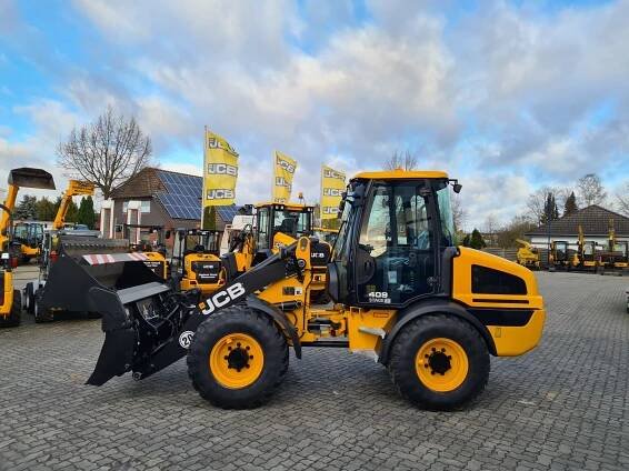 Radlader JCB 409 SRS 4 in 1 Schaufel Stage V