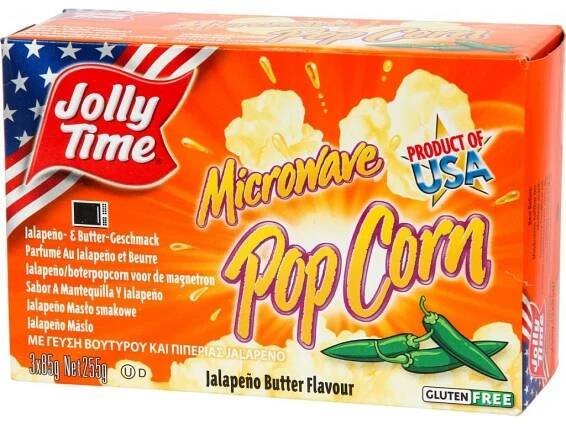 Popcorn Jolly Time Jalapeno Butter, 3x100g