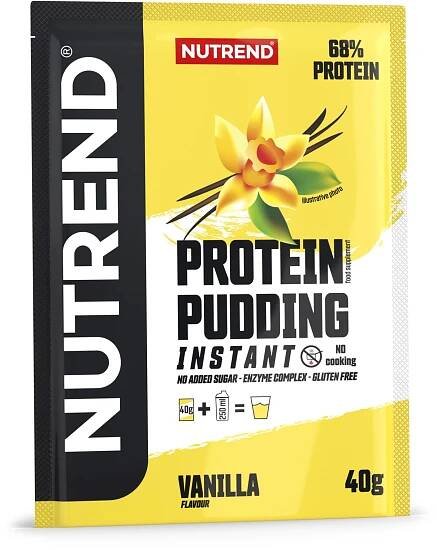 Nutrend Protein Pudding 5 × 40 g, čokoláda + kakao