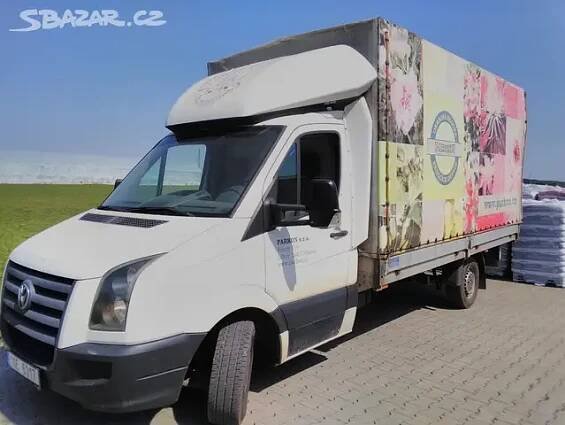 VW Crafter , r.v. 2007, valník + plachta