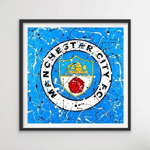 Manchester City F.C. Painting Prints | By Kerwin