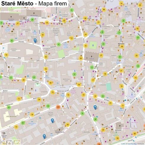 Staré Město - mapy | Kurzy.cz