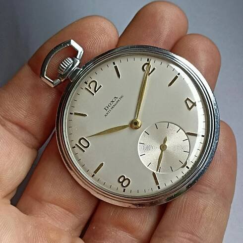 DOXA art-deco pánské pěkné kapesní hodinky - Starožitnosti