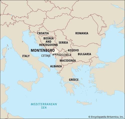 Montenegro | History, Population, Capital, Flag, Language, Map, & Facts | Britannica