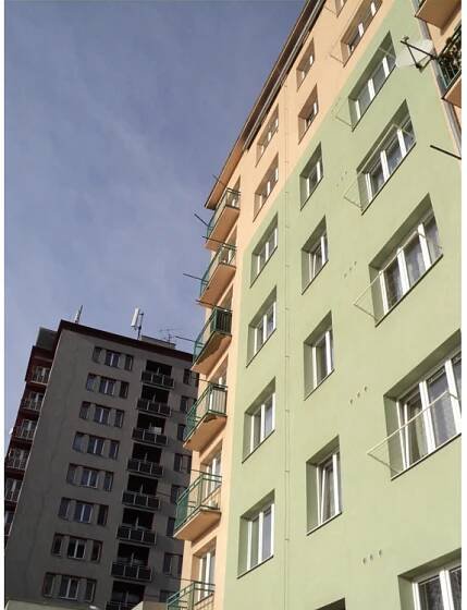 Sanace balkónů a zateplení štítu BD Zelený dům | DRŽIK s.r.o.