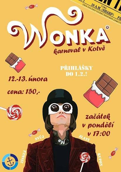 Karneval Wonka v klubu Kotva (12.-13. února) - Cyrilometodějská církevní základní škola Brno