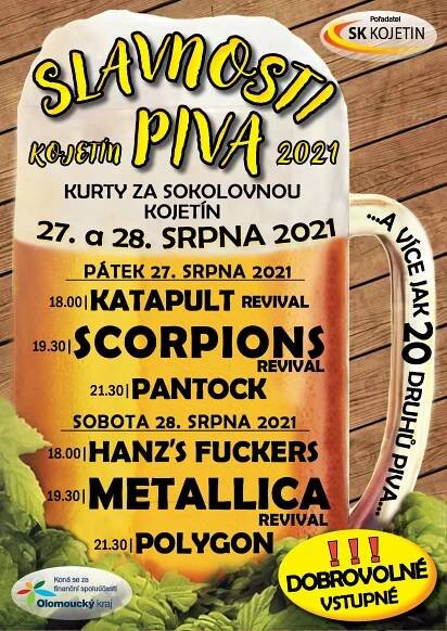 Slavnosti piva Kojetín 2021