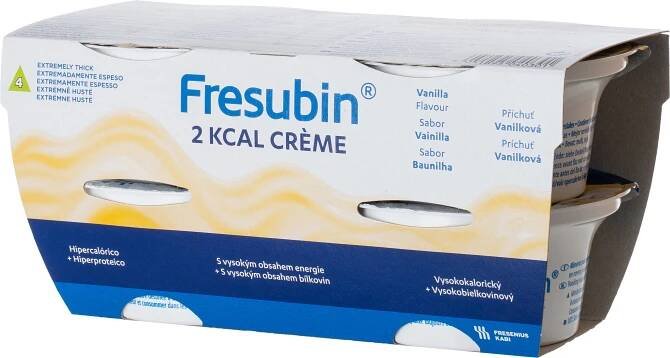 Fresubin 2 kcal Creme Vanilka 4 × 125 g