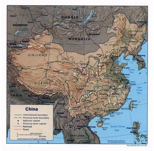 Maps of China | Collection of maps of China | Asia | Mapsland | Maps of the World