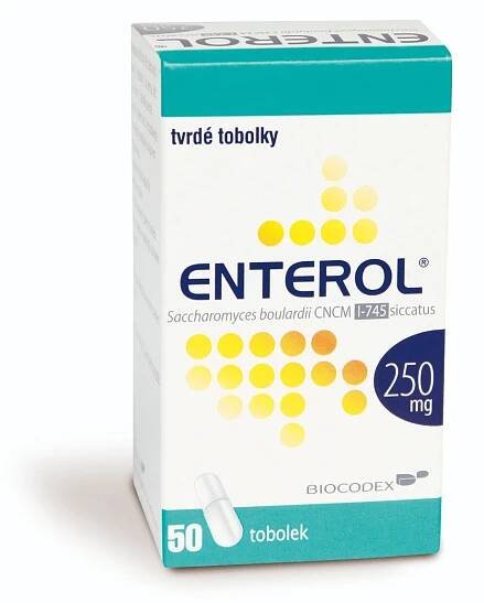Enterol 250 mg 50 tobolek Hlavní obrázek