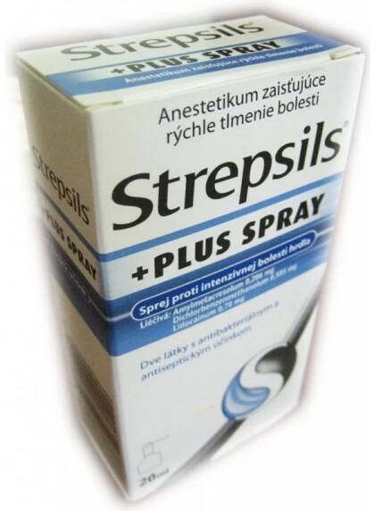 Strepsils Plus Spray 20ml | Lekáreň Tabletka - Zdravmatsk, s.r.o.
